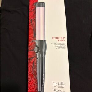 Remington Teardrop Curling Wand - Black and Red